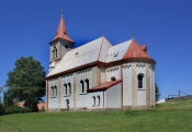 Kostel svatého Vavřince v Květné (autor: Pavel Hrdlička, WIkipedia)